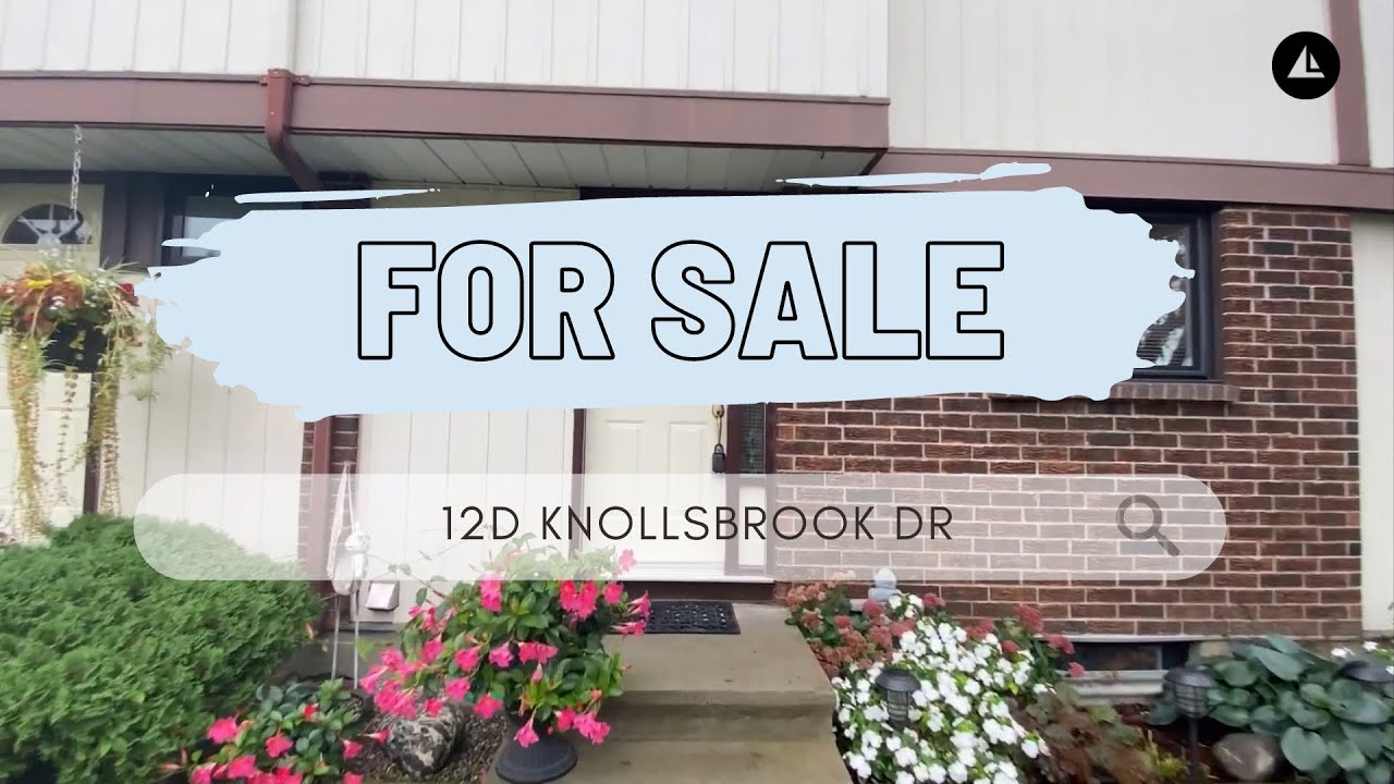 SOLD — 12 D knollsbrook Dr Barrhaven Condo Townhouse Lily Hu Team ｜Lily Hu Team⚜️