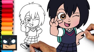 how to draw peni parker across the spider verse