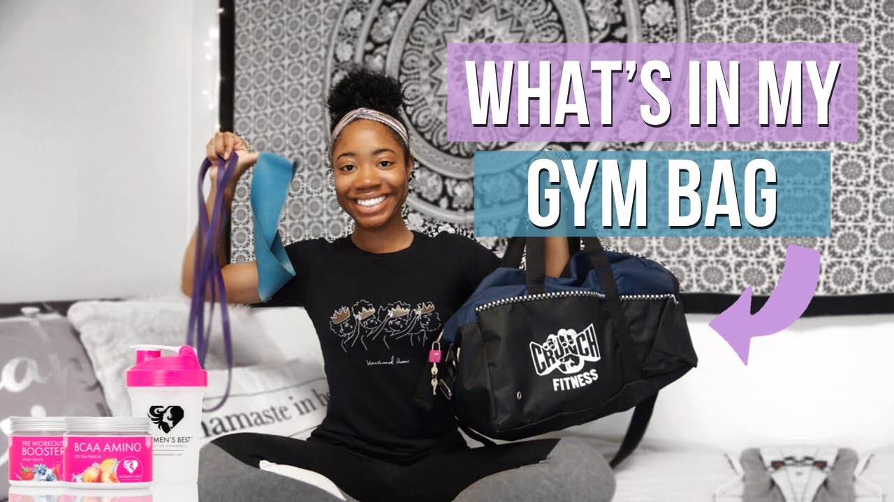 What's In My Gym Bag Gym Essentials YouTube