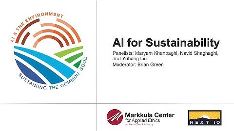 AI for Sustainability