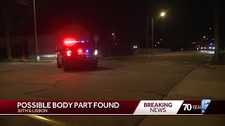 Possible Body Part found in Milwaukee