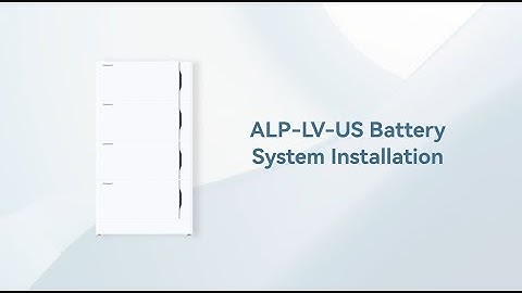 Installation Guide: The Growatt ALP-LV-US Battery System