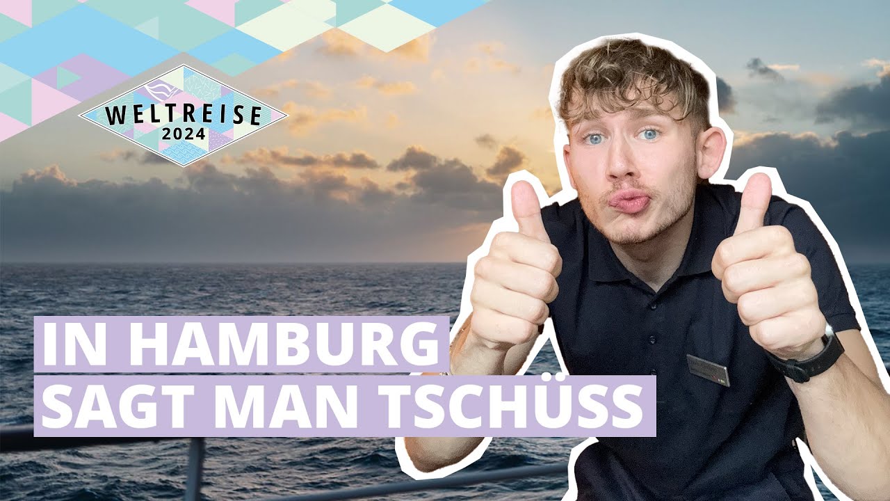 AIDAsol Weltreise 2024 | Vlog Nr. 2 mit Dave | In Hamburg sagt man Tschüss