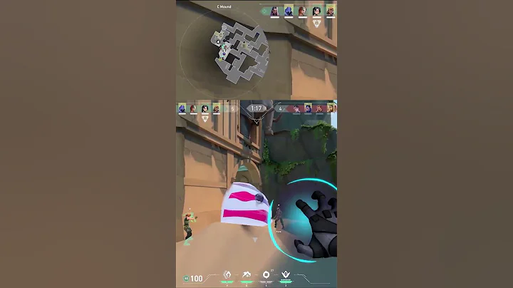 Omen opens up Lotus with a 4K 🔮🔥  #clutch #valorant #valorantclutchmoments #valorantclips #gaming