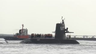 【速報!!】 潜水艦じんりゅう 引き渡し 【海上自衛隊】 Japanese submarine