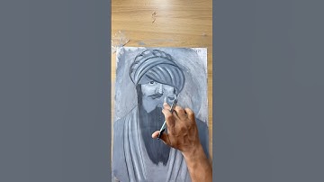8th sikh guru Amar Das ji Drawing #art #hypernilart #foryou #howto #drawing #draw #sikhguru #sikh