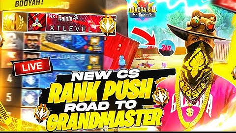 PUSH TO TOP 1 GRANDMASTER - CS RANKED 😎👽 || #2BGAMER #CLASSYFF #AJJUBHAILIVE #FREEFIRELIVE #BINZAI