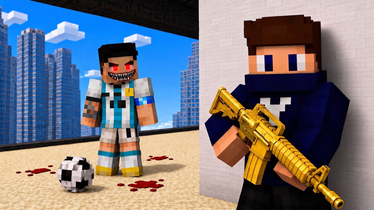 ich FINDE Horror LIONEL MESSI in Minecraft