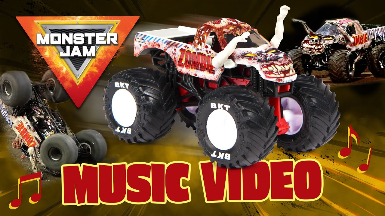 Zombie Fan Music Video 🧟‍♂️🎶 | Monster Jam Trucks Song #8