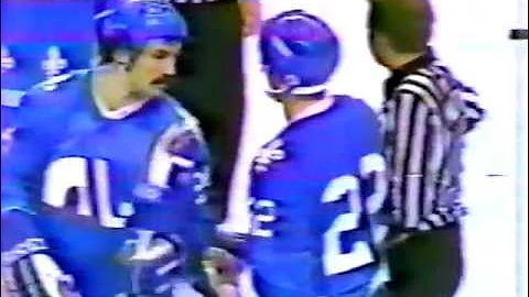 Al Secord (BOS) vs. Paul Stewart (QUE)