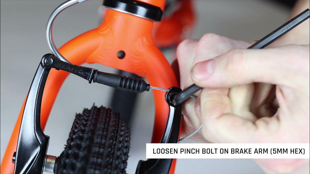 How to Fix rubbing vbrakes YouTube