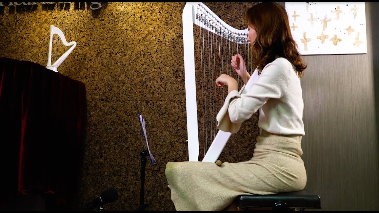 HeartStrings Harp & Hymn ❤️ e -詩閣 Episode #2 : As the Deer 如鹿切慕溪水 (Harp Tutorial HK 豎琴教學)