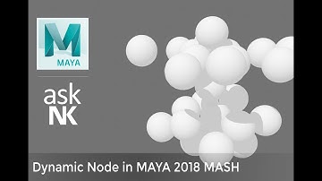 DYNAMIC NODE IN MAYA MASH