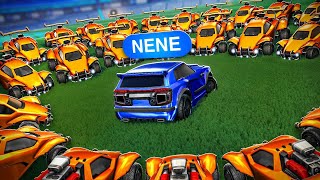 PLAYING AGAINST 100 BOTS IMPOSSIBLE MODE IN ROCKET LEAGUE