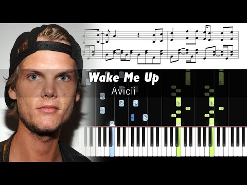 Avicii Wake Me Up Piano Tutorial With Sheet Music 