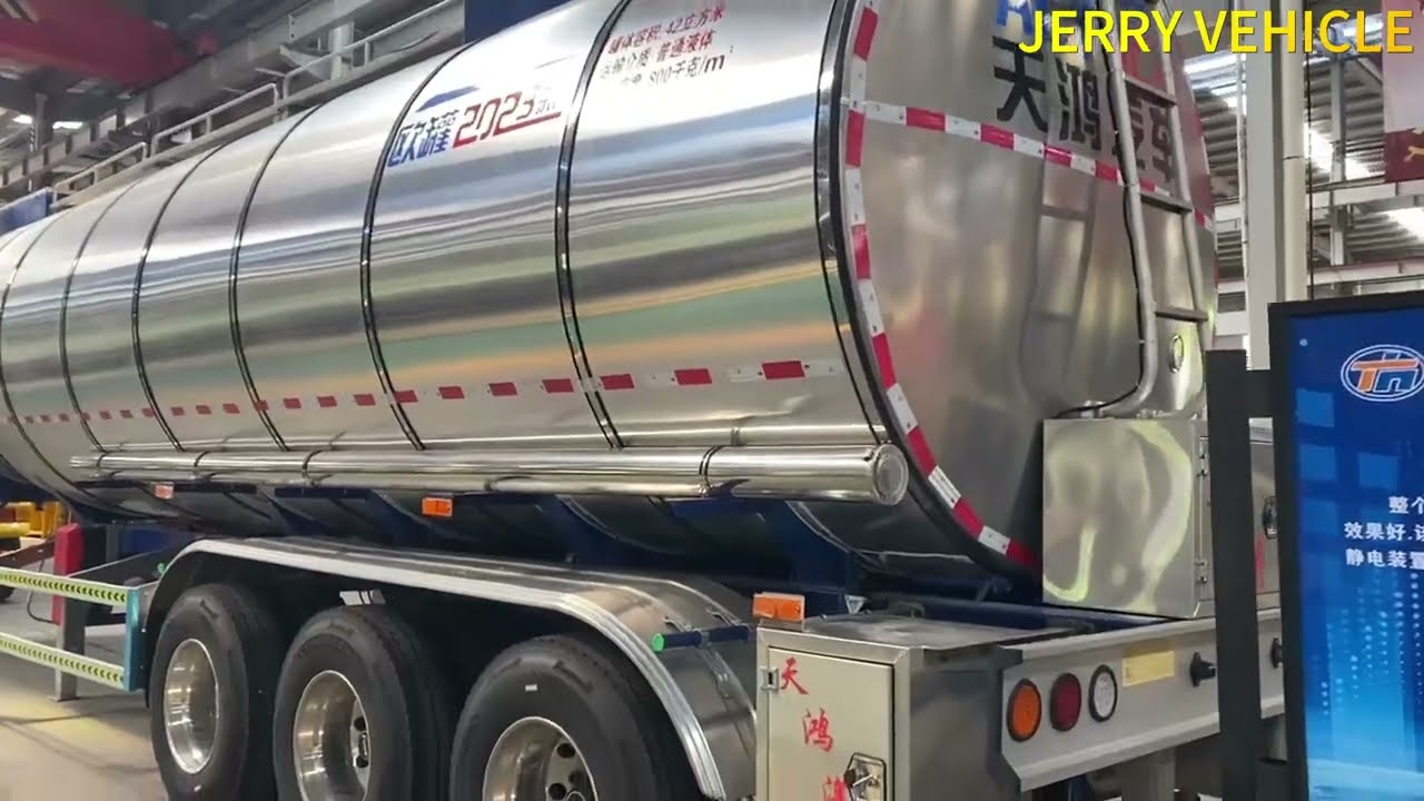 Remorque-citerne de carburant in aluminum avec 5 compartiments à vendre/citerne chimique