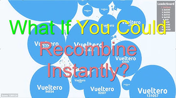 Agar.io | Instant Merging + Reaching 1 Million Points!