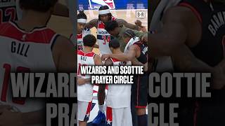 Scottie & the Wizards share a postgame moment 🙌