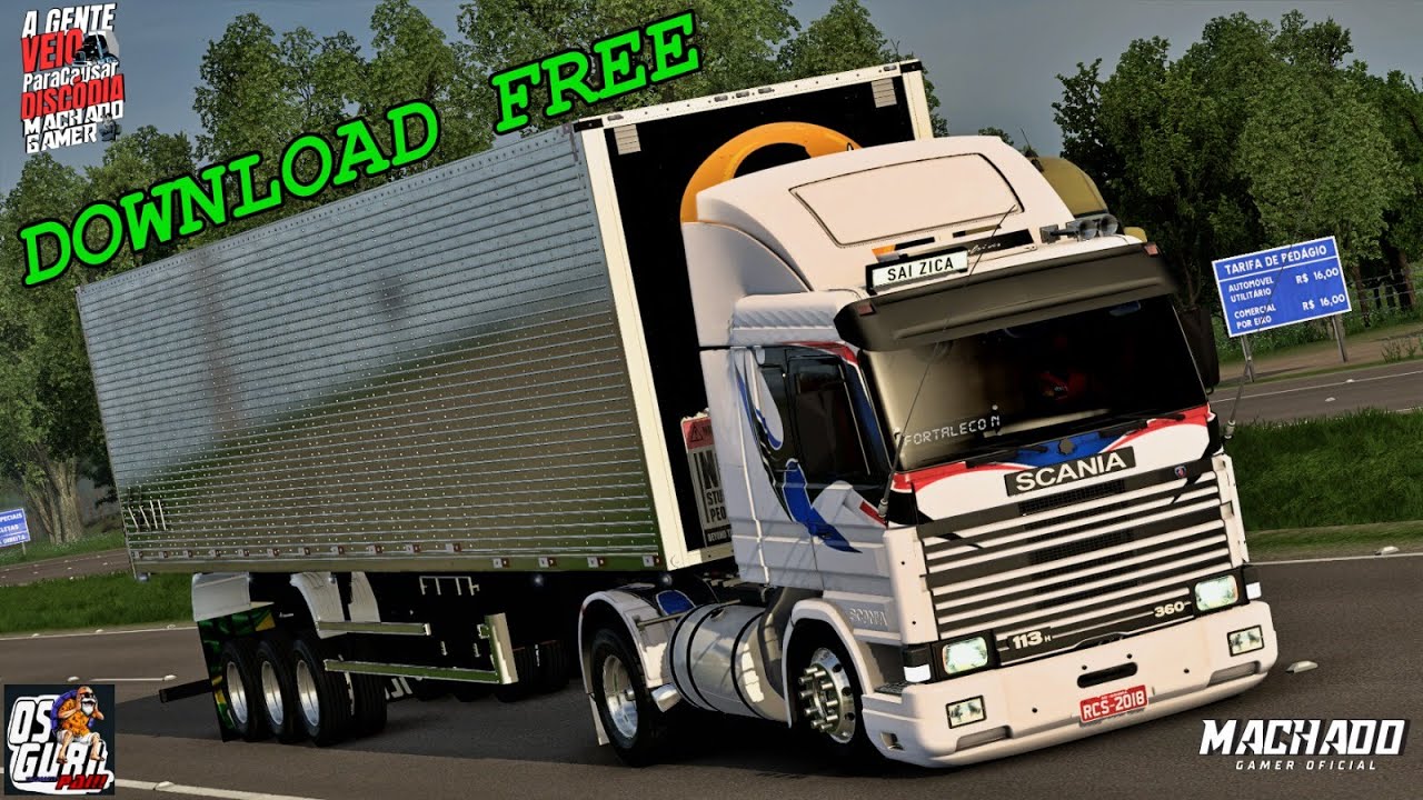 Caminhão Bob Arqueado Top Mods Para Ets2 V.1.40.x - Dalenha Mods