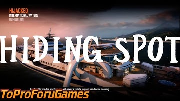 Black Ops 2 Multiplayer - Good Hiding Spot on Hijacked