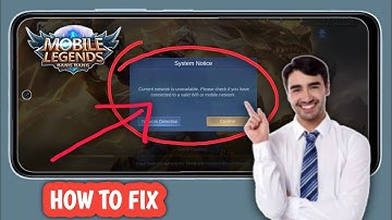 How To Fix Current Network Is Unavailable Problem on Mobile Legends In 2025