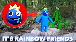 I Found Rainbow Friends In Real Life Roblox