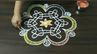 Sikku Kolam ll Melika Muggulu ll Latest Rangoli Design