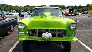 1955 METALLIC SUBLIME LIME GREEN CHEVROLET GASSER 210 'ONE BAD APPLE'
