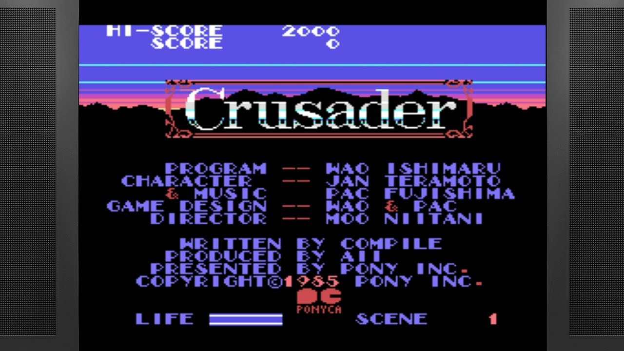 Crusader (MSX) by Compile ♞