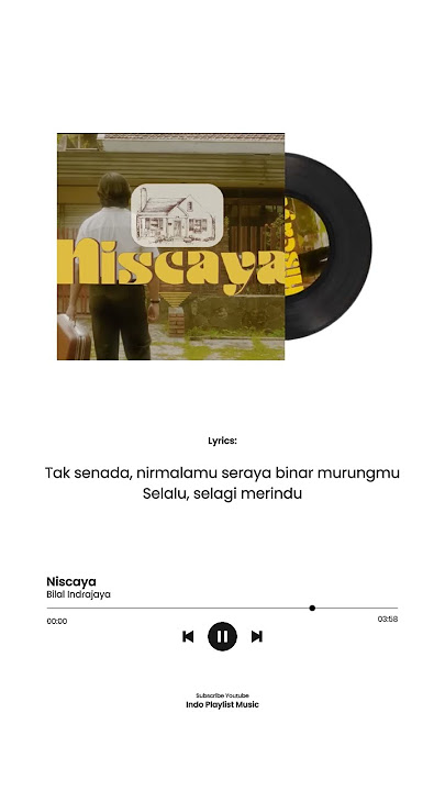 Niscaya - Bilal Indrajaya #short #quote #storywa #viral #liriklagu #statusvideo