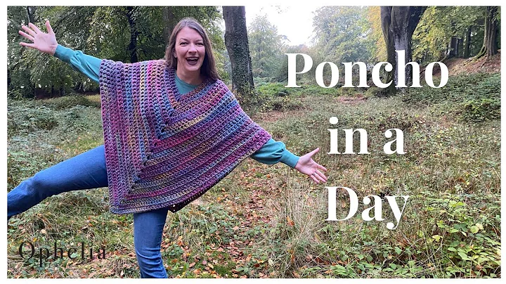 Fastest Crochet Poncho You'll Love