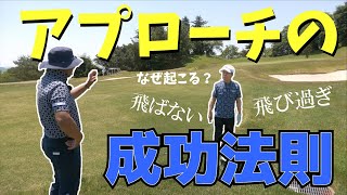 アプローチで大きなミスをしないクラブ選択と打ち方の法則