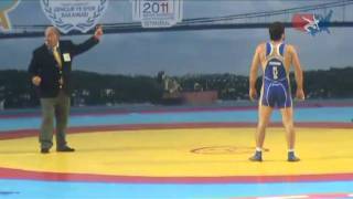 2011 Worlds Freestyle 74kg - Jordan Burroughs (USA) vs. Denis Tsargush (RUS)