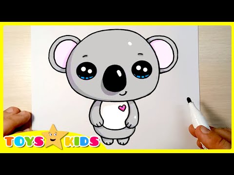 Видео: Как да нарисувате коала