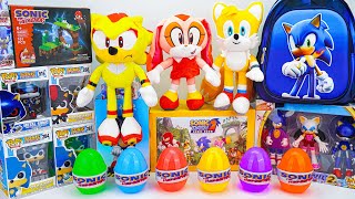 Unboxing the Sonic The Hedgehog toys | Cream the Rabbit, Tails, Super Sonic, Sonic Eggs Box | ASMR