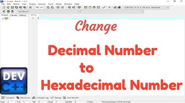 Write a program for change Decimal Number to Hexadecimal number