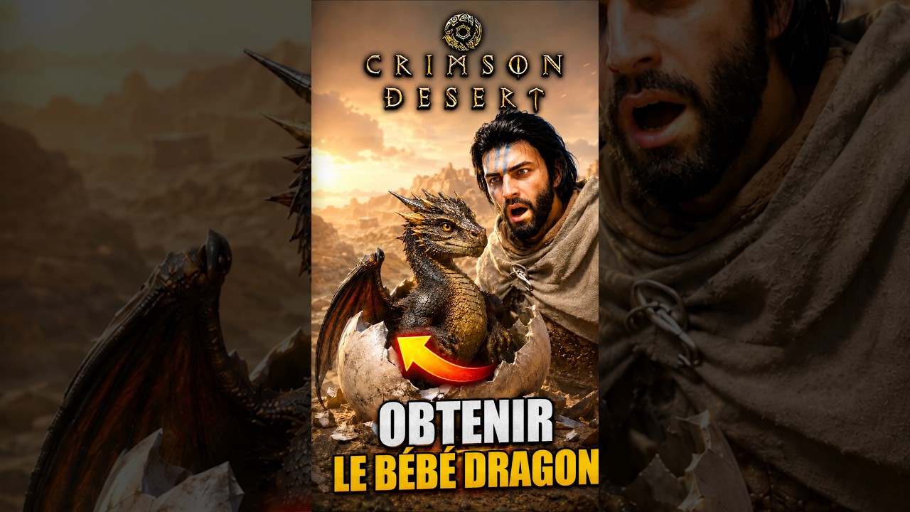 Comment Obtenir le BÉBÉ WYVERN dans Crimson Desert (Emplacement Œuf de BÉBÉ Dragon) Astuce