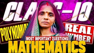 Class 10 Maths Ch 1 &amp; 2 Most Important Questions 2026 | 24 Hours Board Exam Booster 🔥