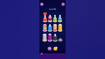 Nut Sort Level 798 Walkthrough | Nuts — Color Sort 798 solution