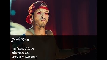 Timelapse digital painting - Josh Dun