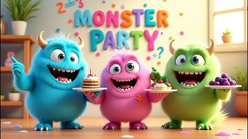 Learning Maths with Gabby and Friends | onster addition party: Feed the friendly fuzzies|Kid