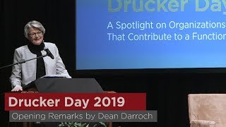 Drucker Day 2019 - Opening Remarks from Dean Jenny Darroch