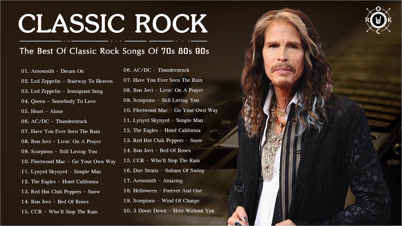 Classic Rock Songs 70s 80s 90s - The Best Classic Rock Songs In