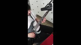 playing metallica on guitar!