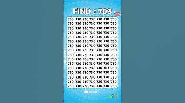 Brain Test 23 | FIND THE ODD ONE OUT 703 IN 5 Sec #shorts #challenge #maths #viral #shortsfeed