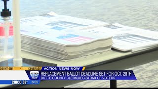 Replacement ballots for Butte County election due by Tuesday