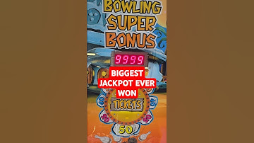The BIGGEST Jackpot Ever Won at an Arcade!