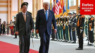 South Korean Pres. Lee Jae Myung Holds Arrival Ceremony For Pres. Trump At Gyeongju National Museum