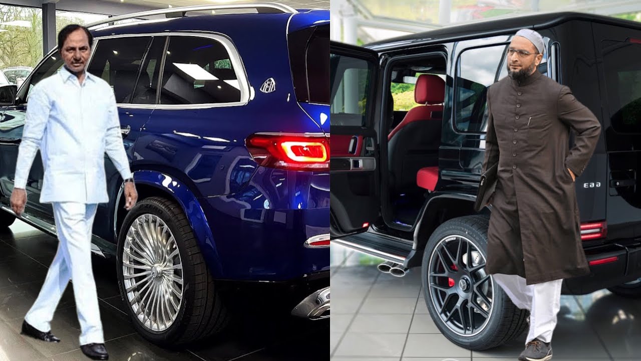 asaduddin owaisi vs cm k chandrasekhar rao car collection !! MKCARS!!