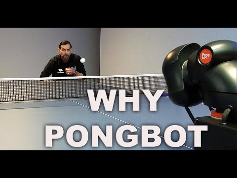Pongbot NOVA S Pro Portable Table Tennis Robot with Battery